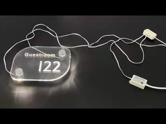 15MM 10mm Tube Neon Led Light Sign ติดตั้งแนวนอนแนวนอน 12V Light Up ชื่อป้าย