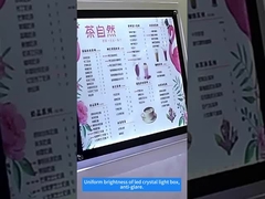 24V แสงสว่างสูง LED บอร์ดจอ คริสตัล A4 กล่องแสงกับจอ