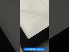 กล่องแสงโฆษณาอัลลูมิเนียมที่กําหนดเอง กล่องแสงกรอบฉีกกล่องแสง A4 Led Lightbox Ultra Thin