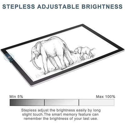 ซื้อ ภาพยนต์ Ultra Slim LED Tracing Light Pad 210 X 297 มม กล่องแสงโฆษณา การผลิตออนไลน์