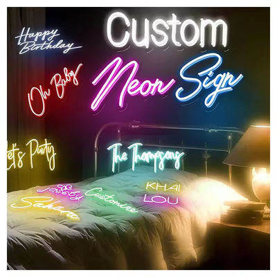 ซื้อ 15MM 10mm Tube Neon Led Light Sign ติดตั้งแนวนอนแนวนอน 12V Light Up ชื่อป้าย การผลิตออนไลน์