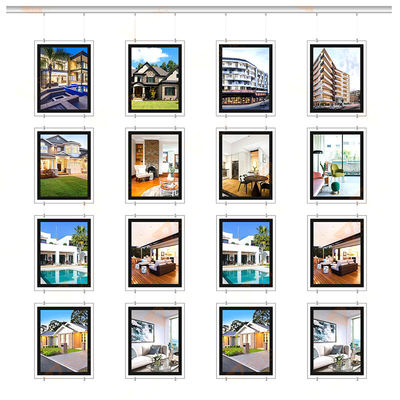 ซื้อ 12V 24V Crystal Light Box LED Lighting Sign Board สําหรับจอหน้าต่างอสังหาริมทรัพย์ การผลิตออนไลน์