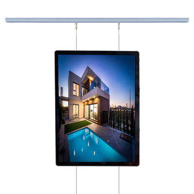ซื้อ อลูมิเนียมอสังหาริมทรัพย์แสดงไฟกล่องกรอบ Backlit Acrylic โฆษณา Crystal Lightbox การผลิตออนไลน์