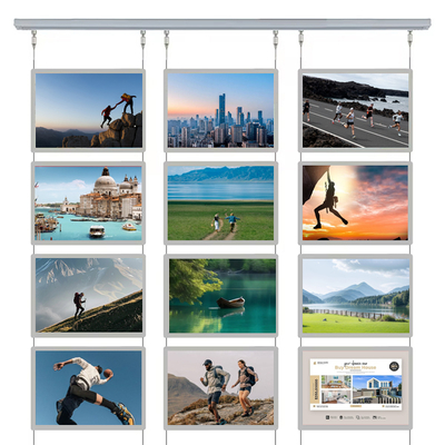 ซื้อ 12V 24V Crystal Light Box LED Lighting Sign Board สําหรับจอหน้าต่างอสังหาริมทรัพย์ การผลิตออนไลน์