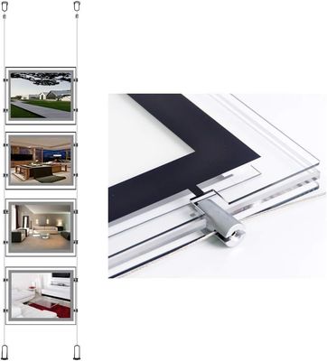 ซื้อ A4 Landscape Crystal Light Box with Innovative Hidden Fixtures and Highest Brightness LED Backlit for Long Life No Maintenance การผลิตออนไลน์