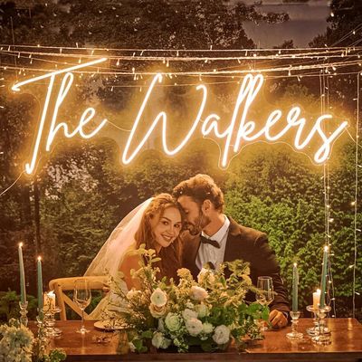 ซื้อ Custom LED Neon Sign with Acrylic Backsheet Super Bright and Easy to Install for Weddings and Events การผลิตออนไลน์