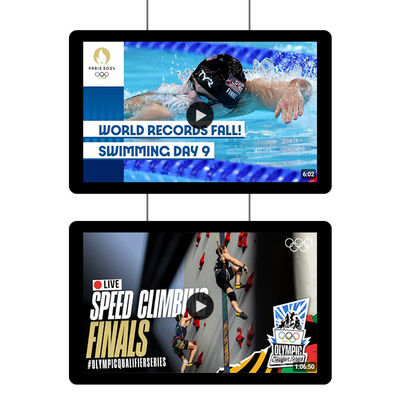 โรงแรม โครงการโฆษณา จอดิจิตอล สายป้าย Ultrathin Ultralight Outdoor Digital Screens สําหรับการโฆษณา