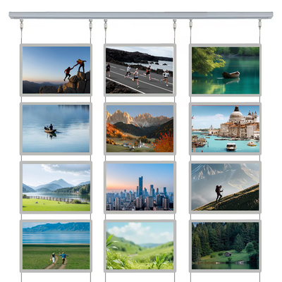 110X80X10 ซม ขนาดแพ็คเกจเดียว กล่องแสงสว่างแสงหลัง พร้อมแสง LED สนใจสิ่งแวดล้อม