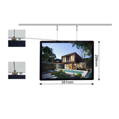 กล่องแสงโฆษณา LED Ultra Slim Backlit พร้อมขนาดที่สามารถปรับแต่งได้สําหรับจอใส