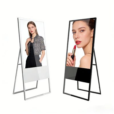 Wall-Mounted Digital Signage with 2500 cd Brightness and Remote Content Management for Advertising Display