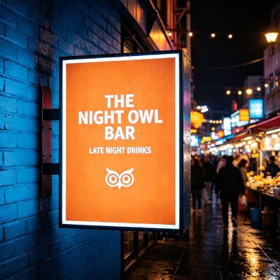 Custom Double-Sided Waterproof LED Lightbox with 100,000 Hours LED Lifespan for Outdoor Advertising